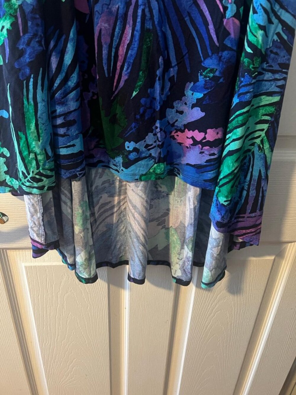 High-low tropical print Lane